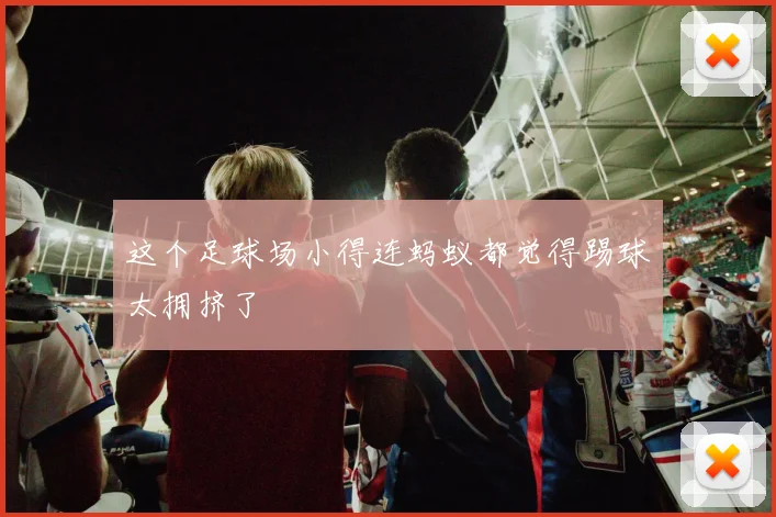 这个足球场小得连蚂蚁都觉得踢球太拥挤了